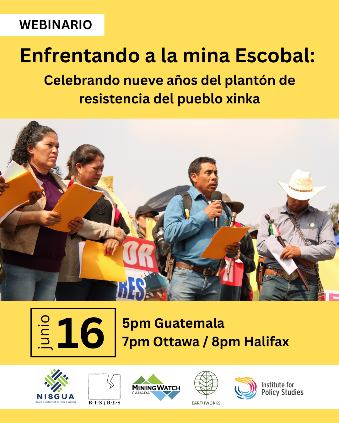 Webinario - Enfrentando a la mina Escobal