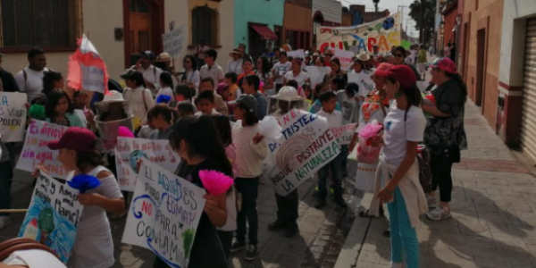 Marcha en Dolores Hidalgo